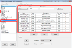 Easy Load NSE installs & fully configures ALL National Stock Exchange of India equities (NSE) in NinjaTrader. Watch Lists created in Instrument Manager for CNX 50 (Nifty 50), CNX 500 and all NSE equities.