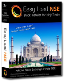NinjaTrader NSE charts | Easy Load NSE (National Stock Exchange of India) equities installer