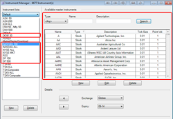 Easy Load USA installs & fully configures ALL NYSE, NASDAQ and NYSE MKT (formally AMEX) equities in NinjaTrader. See US watch lists created in the Instrument Manager.