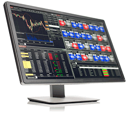 NinjaTrader trading screens and charts